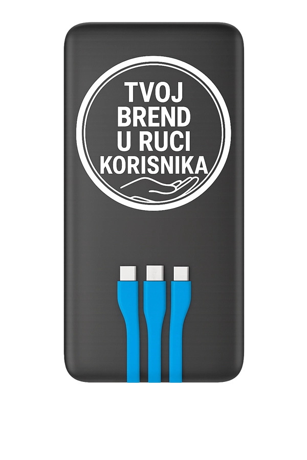 Branded Dopuni.se powerbank — your brand in the user's hand